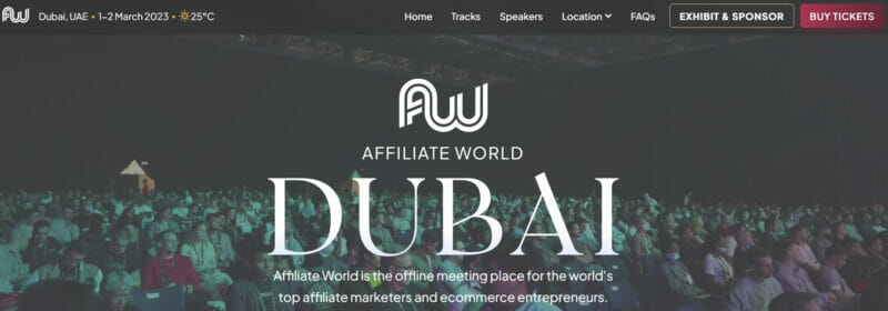 Affiliate World Dubai