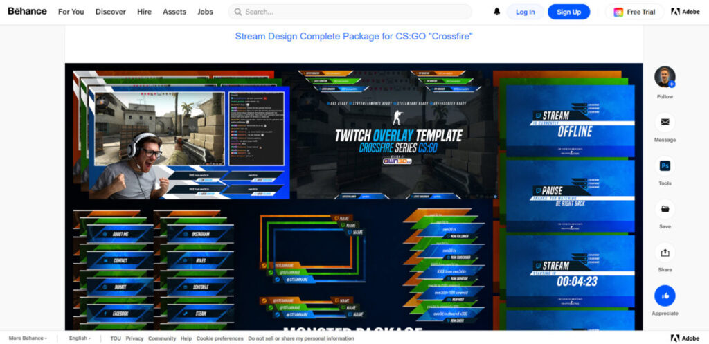 Crossfire - CS: GO Premium Twitch Overlay