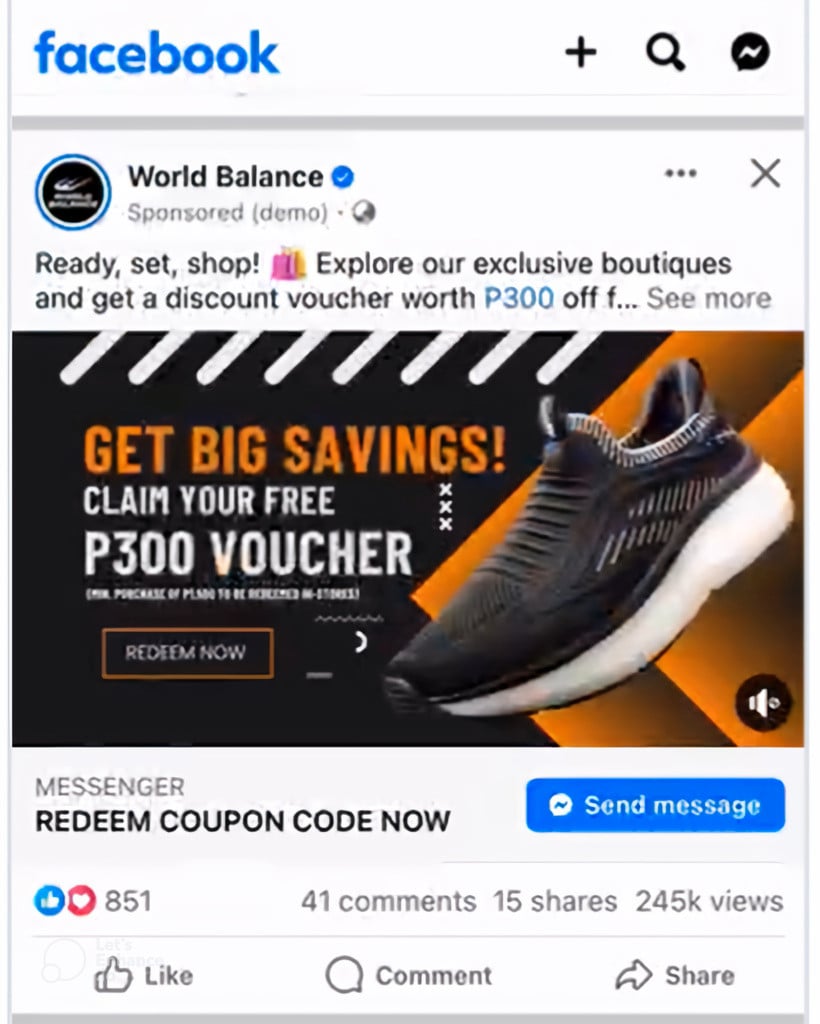 World Balance: Christmas Ad Campaign