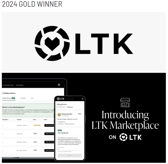 LTK gold winner